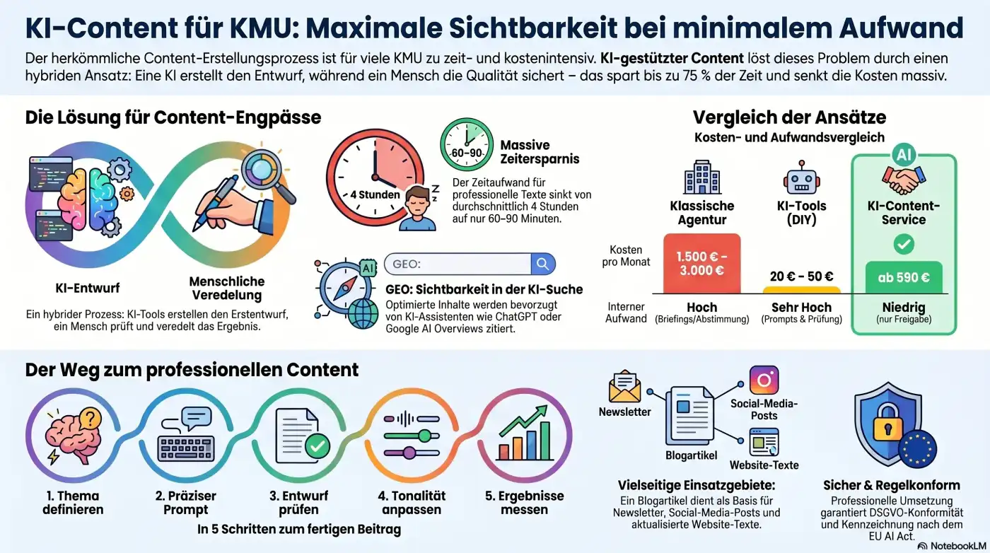 Fünf Fehler bei KI-Texten in Unternehmen