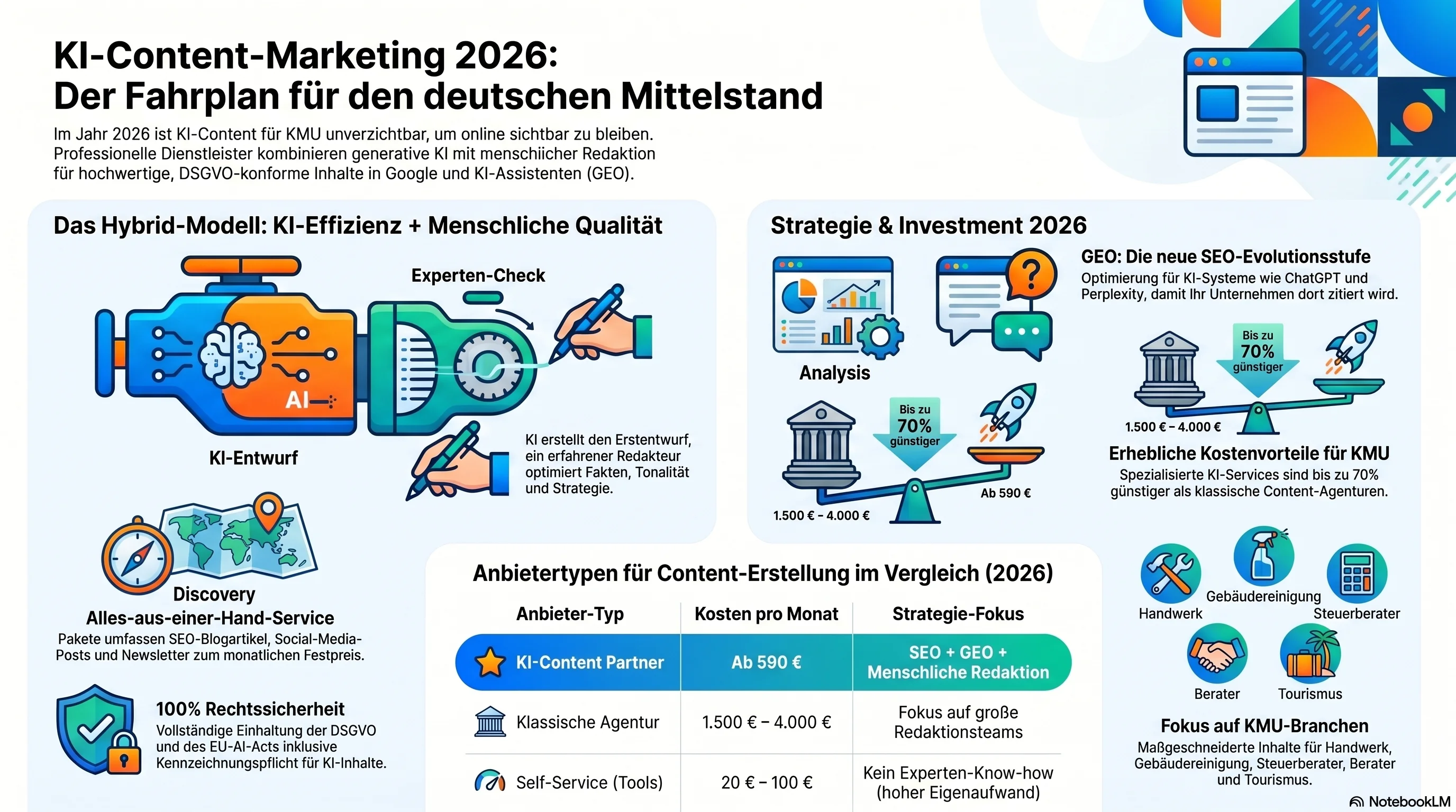 KI-Content-Dienstleistungen für KMU in Deutschland: Übersicht und Vergleich 2026
