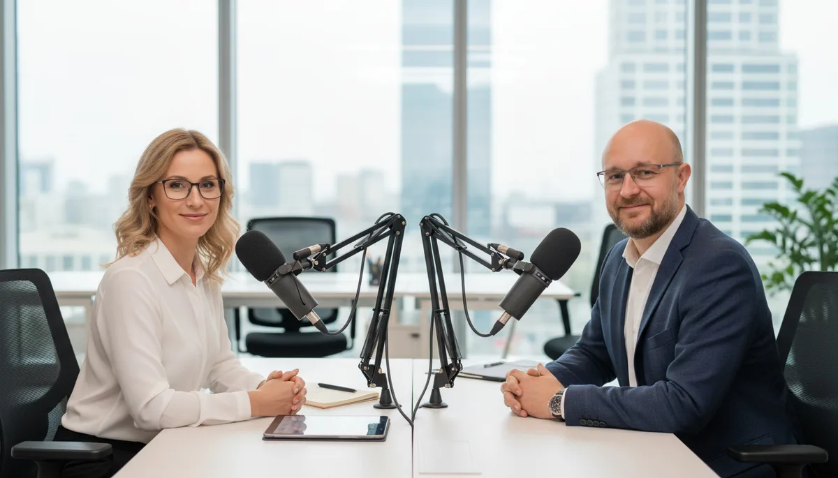KI-Podcast für KMU – Robert Werkier mit KI-Assistentin, generiert mit NotebookLM