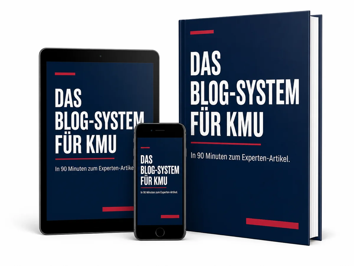 Das Blog-System für KMU als Buch, Tablet und Smartphone